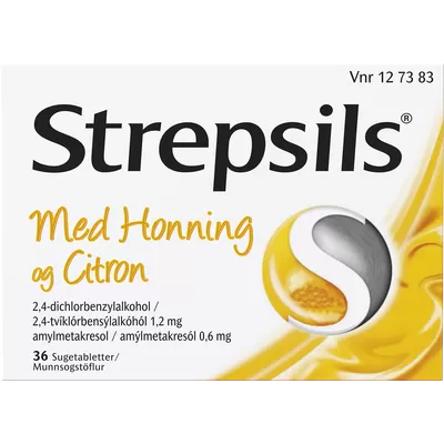 Strepsils Honning/Citron - 36 stk