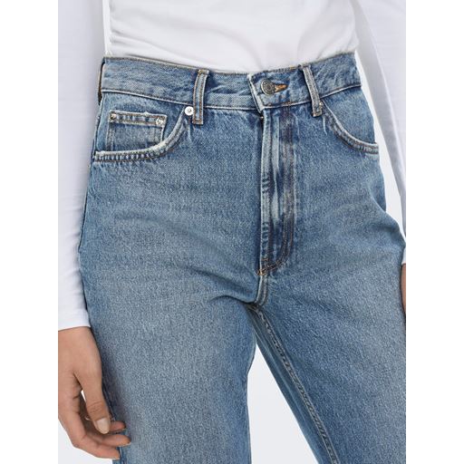 ONLY Riley Life Jeans, Medium Blue Denim, W28/L34