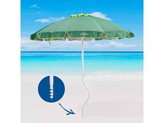 Parasol de plage léger visser protection UV 220 cm Solis