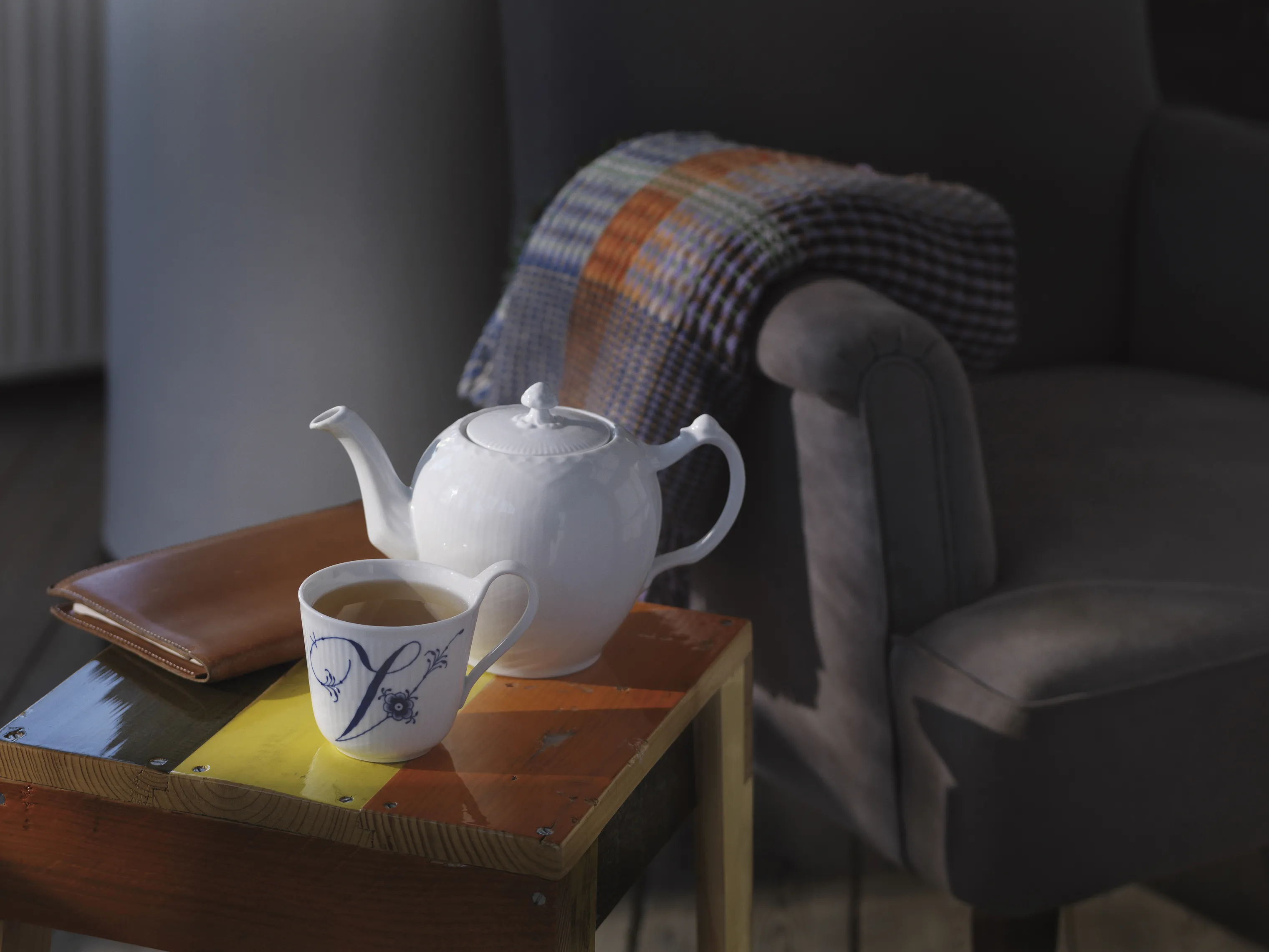 Royal Copenhagen Hvid Halvblonde Tekande