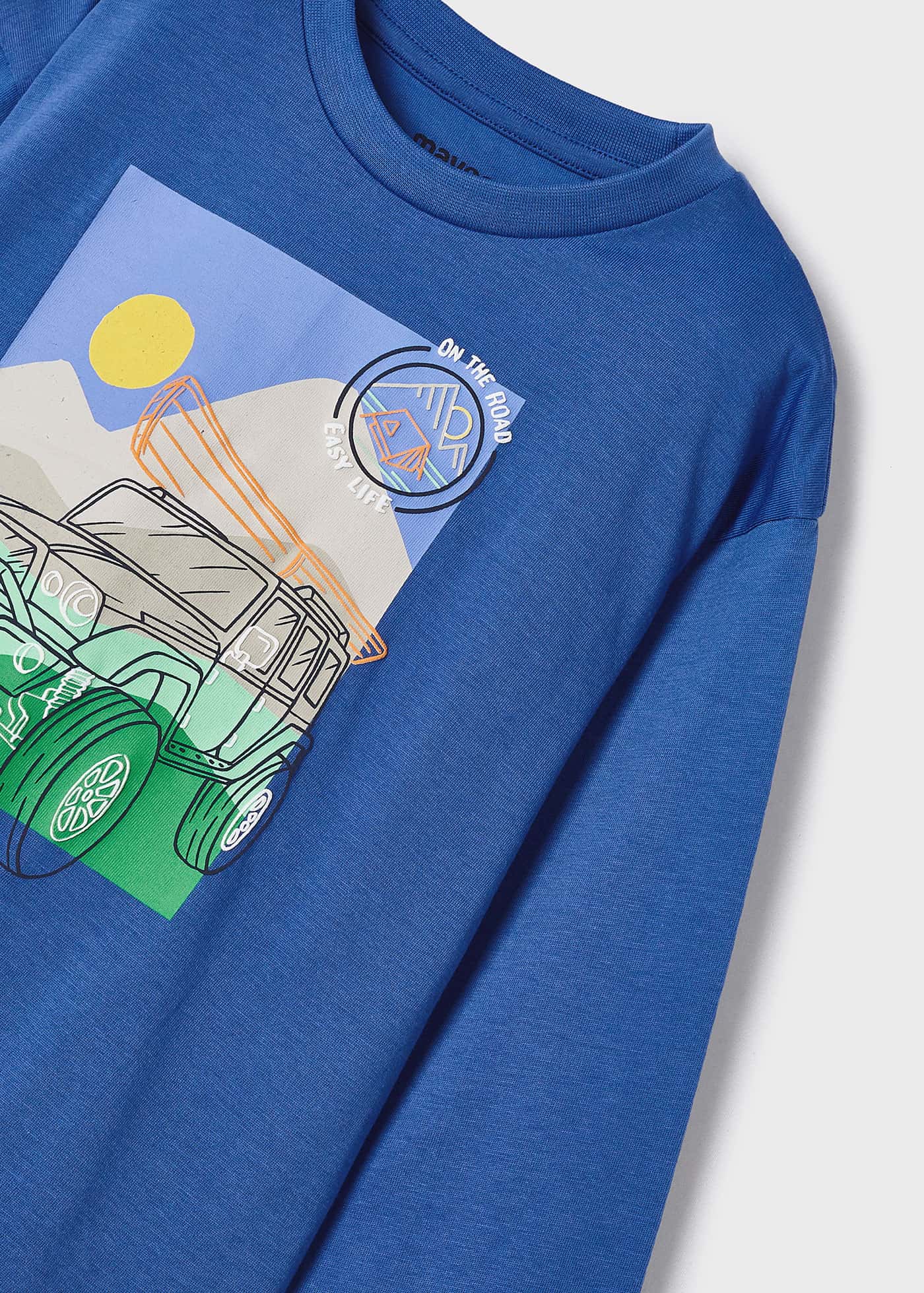 Camiseta de manga comprida Better Cotton para meninos, estampa de pimenta