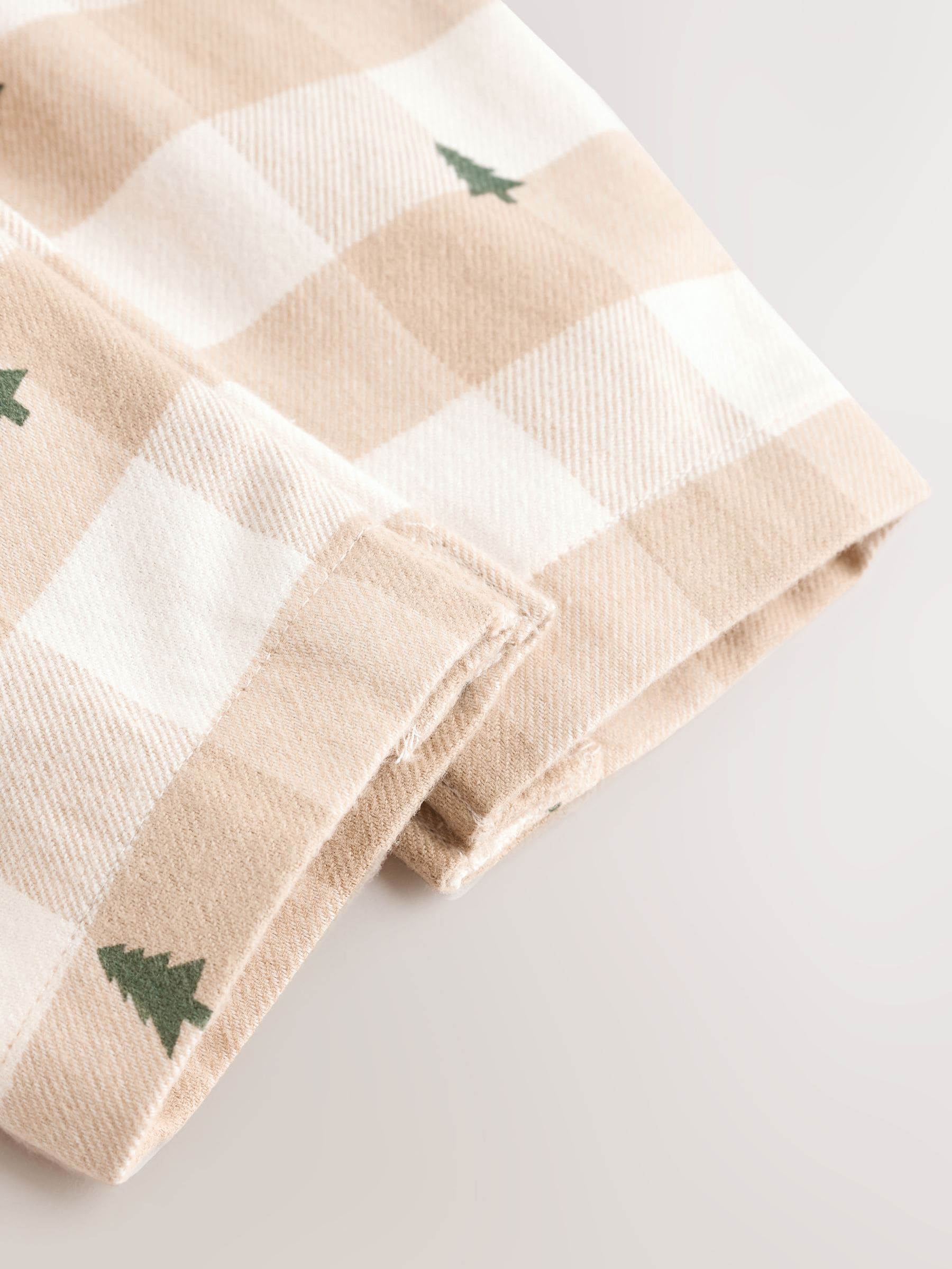 Neutraal geruit - Matching Family - Kerstpyjama (0mnd -3jr)
