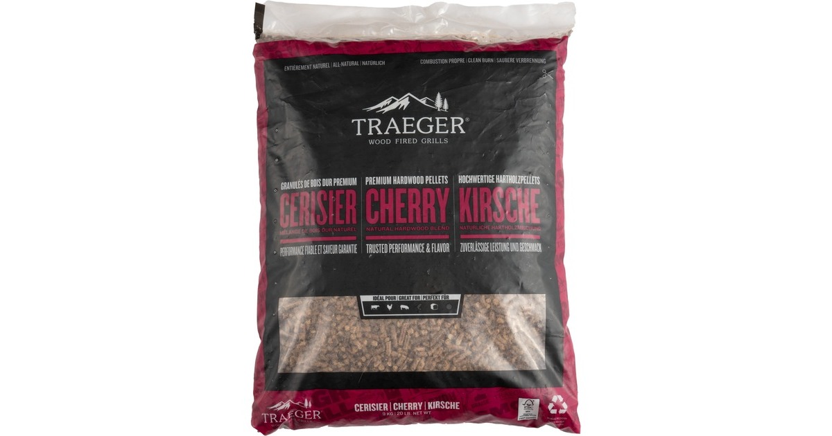 TraegerPellets van hardhout Kers brandstof  (9 kg)