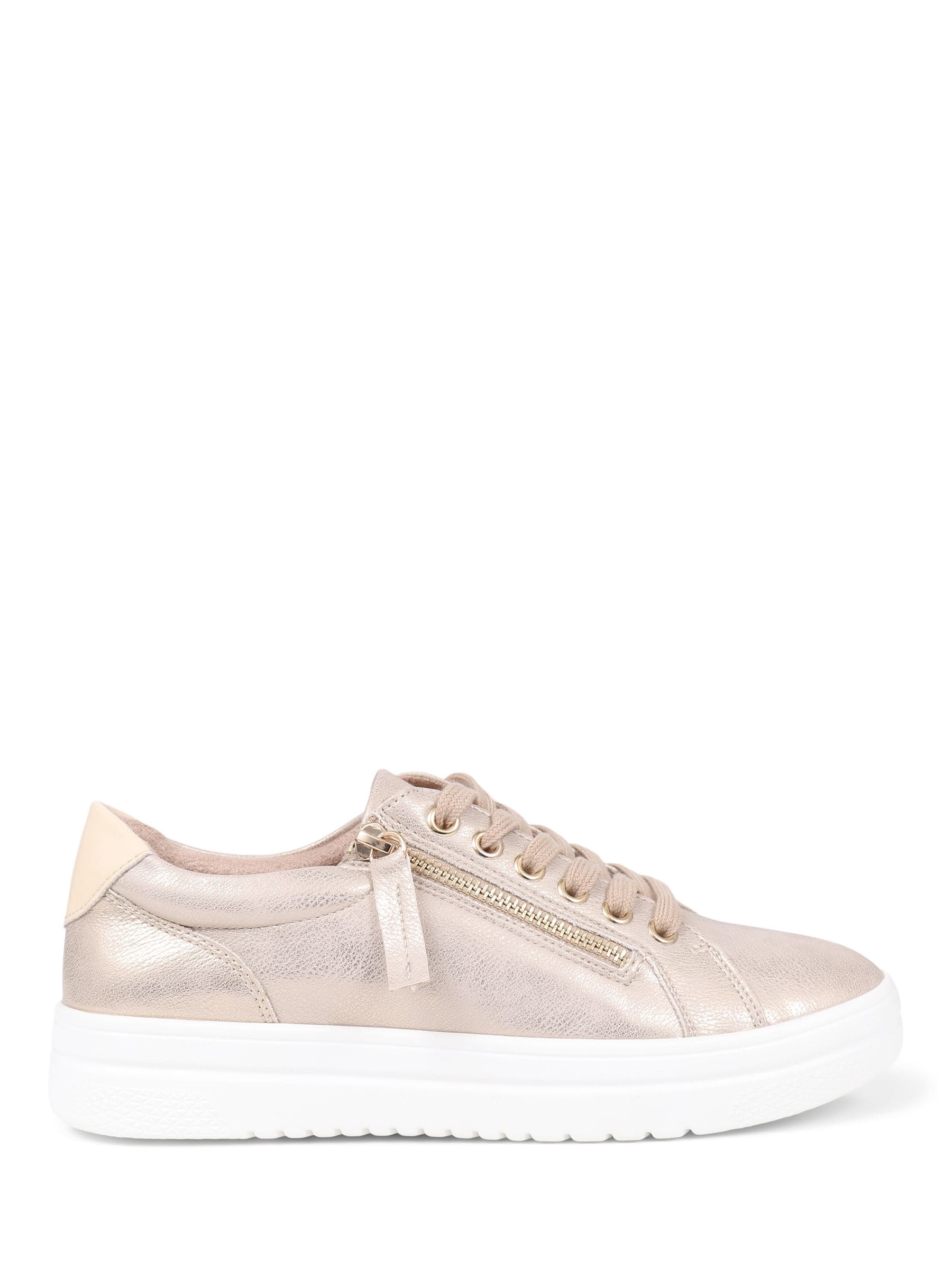 Goud - Pavers sneakers met plateauzool en dikke zool