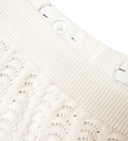 Lil' Atelier Shorts - Strik - NmfJohanna - Coconut Milk m. Hulm?