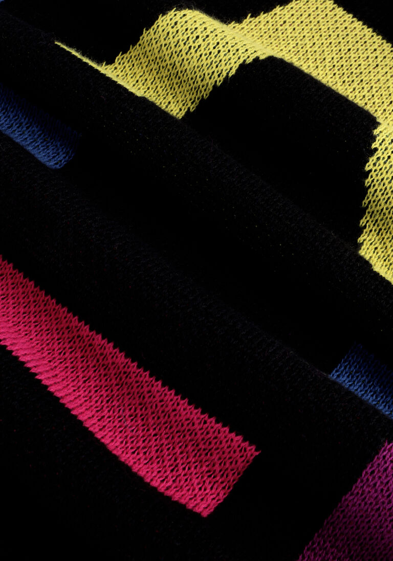 ALIX THE LABEL zwarte alix the label trui multi colour pullover