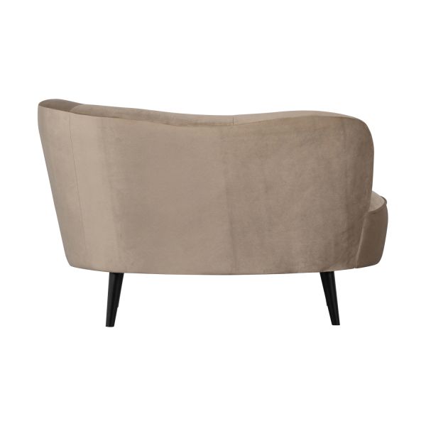 Woood Sara Fauteuil – Fluweel – Khaki