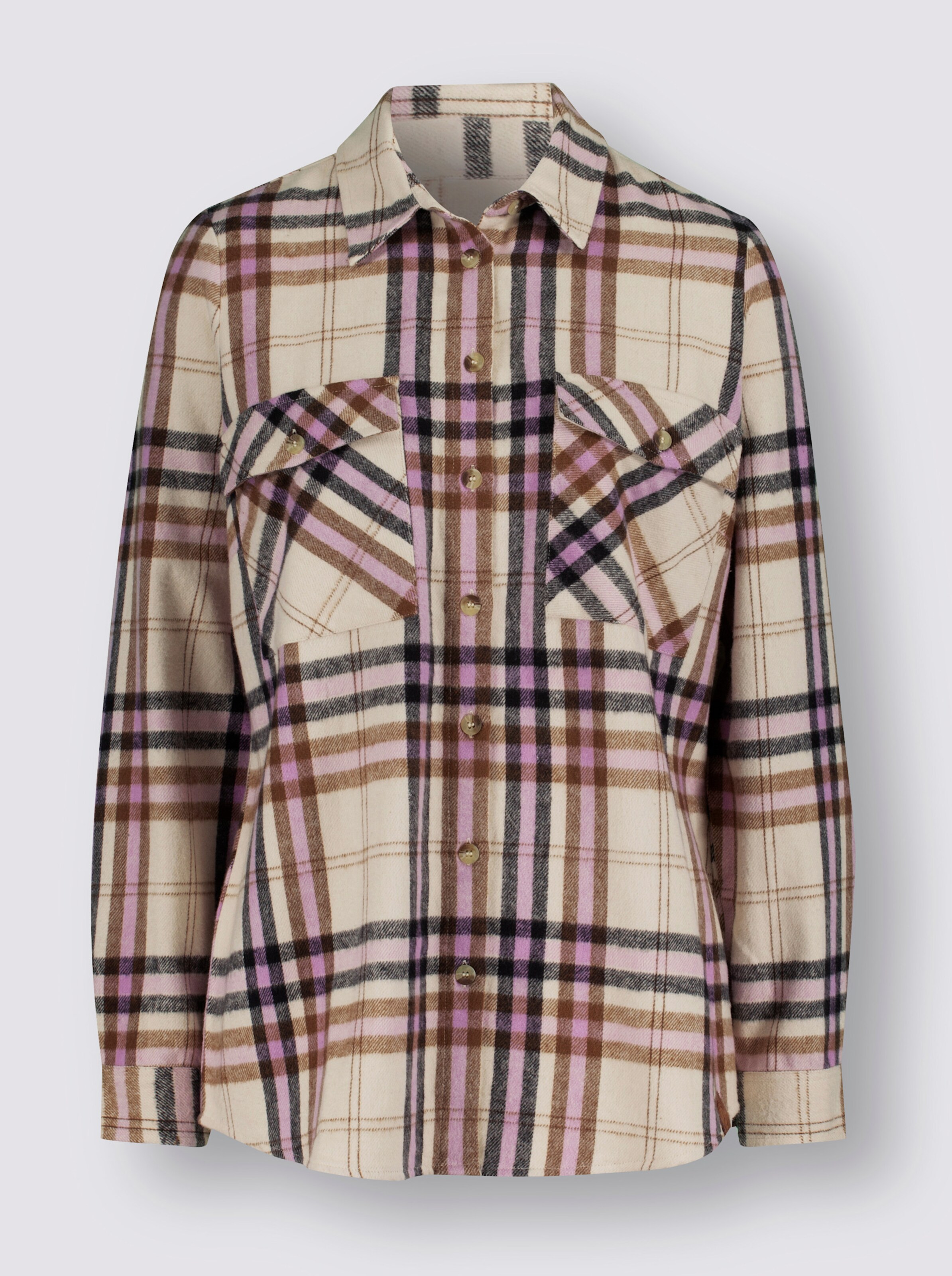 Flanellbluse