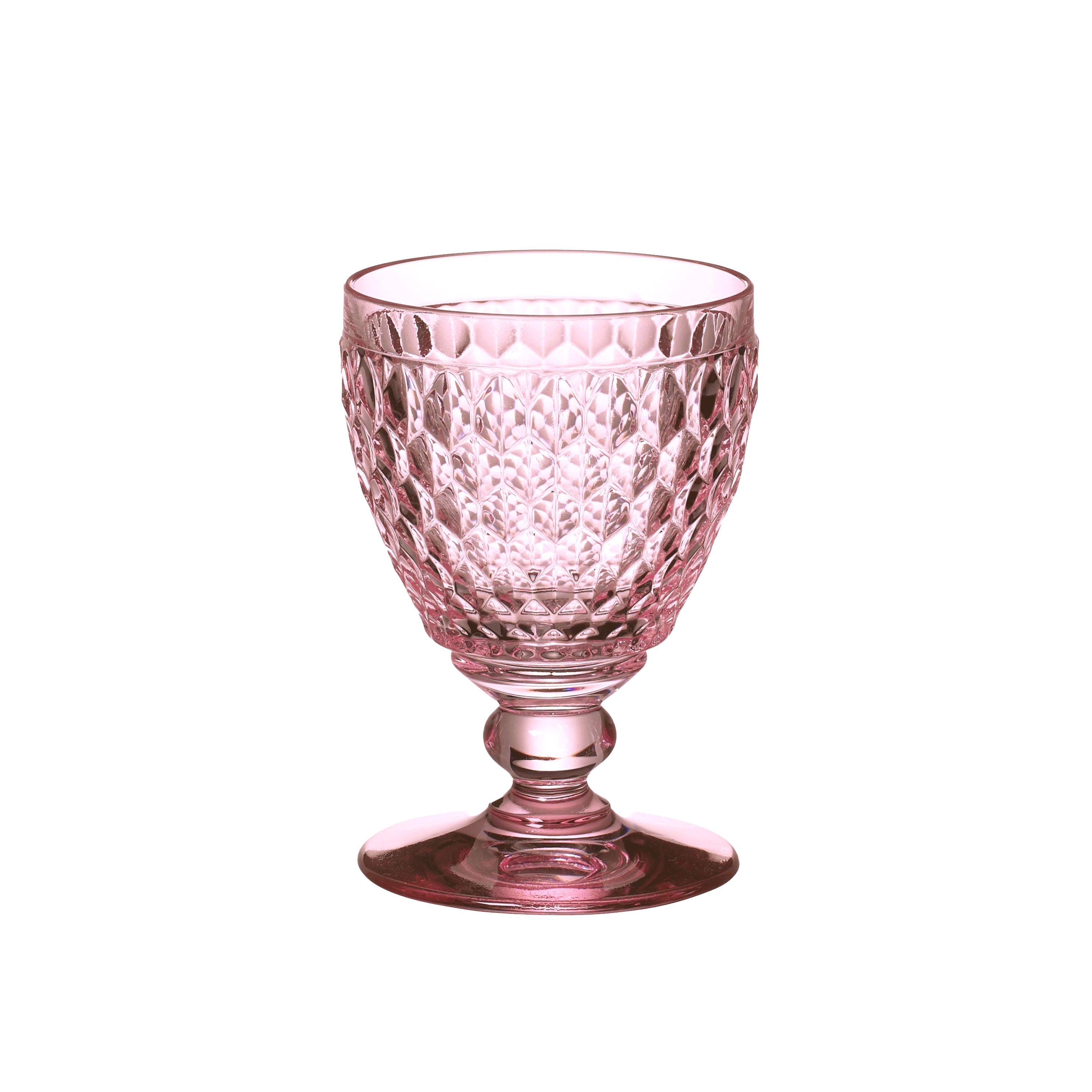 Boston Red wine glass Pink, 6.8 oz, crystal glass
