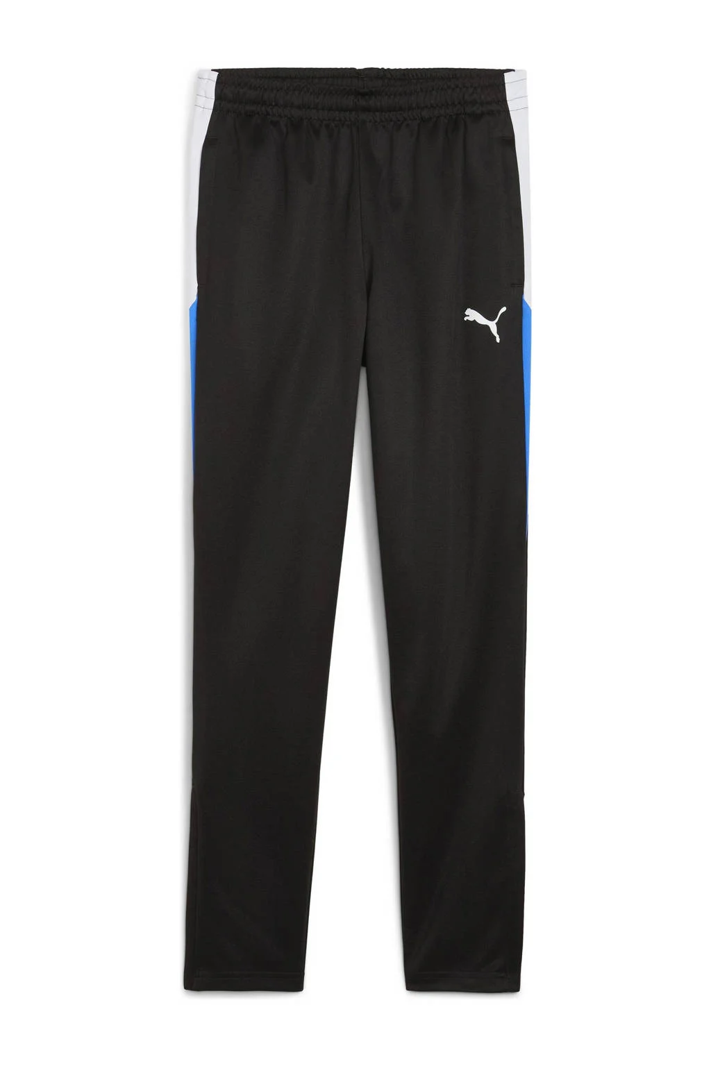 Puma Juniorjunior trainingsbroek zwartwit/blauw