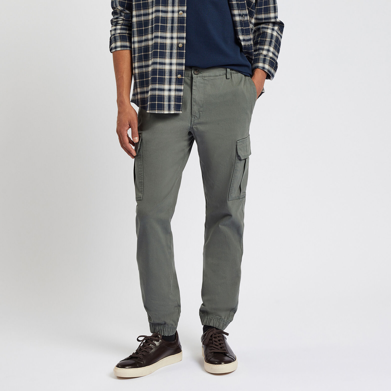 Pantalon cargo Vert clair
