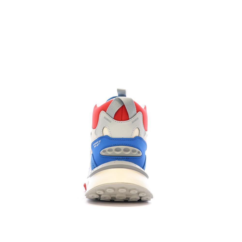Puma Baskets Blanche/Rouge Homme Puma Wild Rider Mid