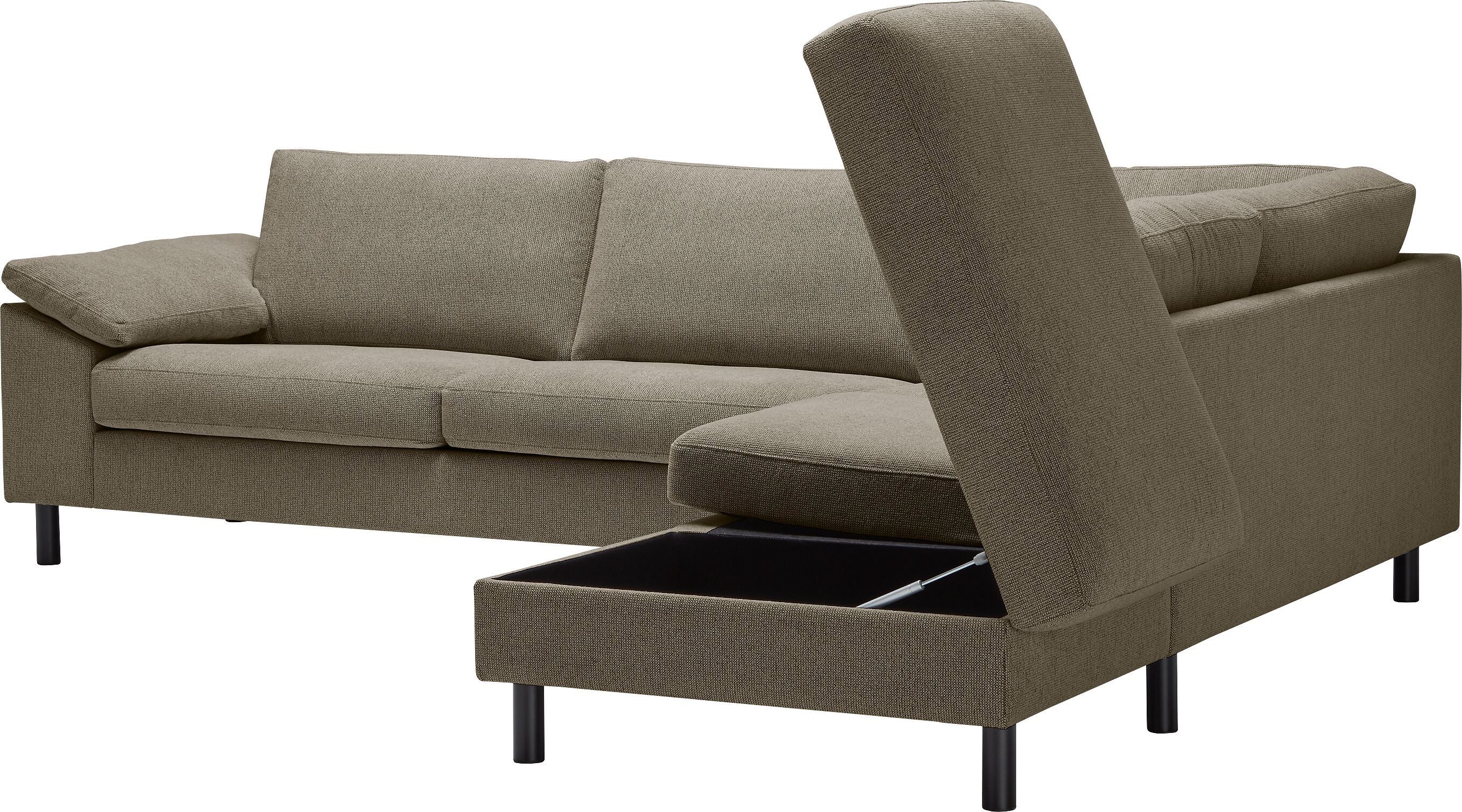 DIENER Ecksofa - Braun / B: 277.0 cm x T: 225.0 cm x H: 81.0 cm