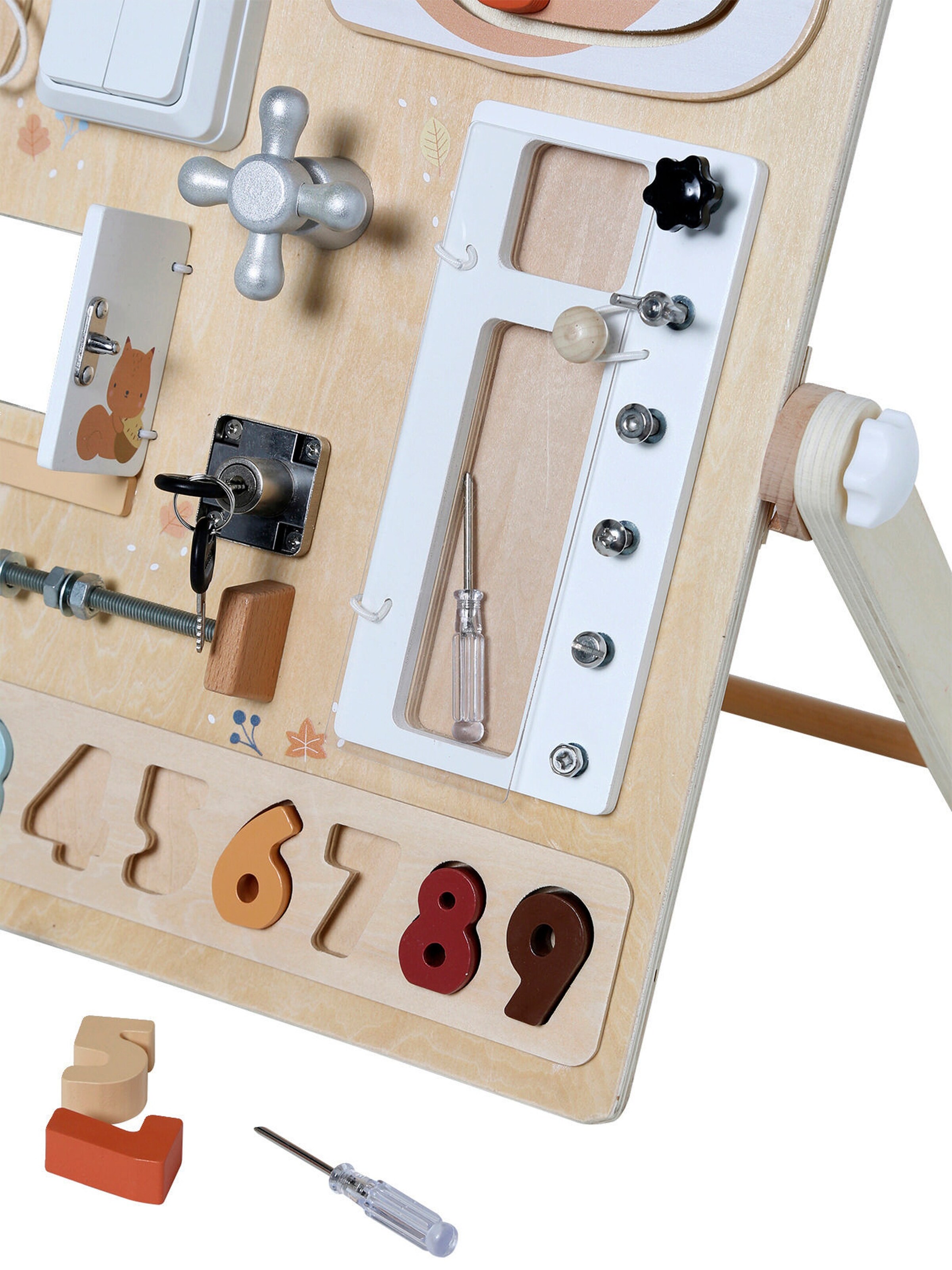 Vertbaudet Activity-Board aus Holz FSC® natur