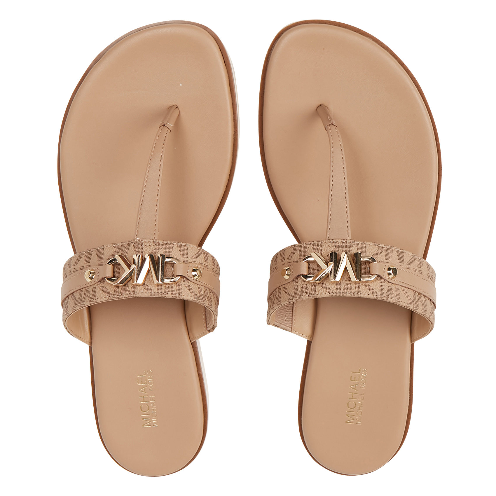 Tongs imprimées | Marron