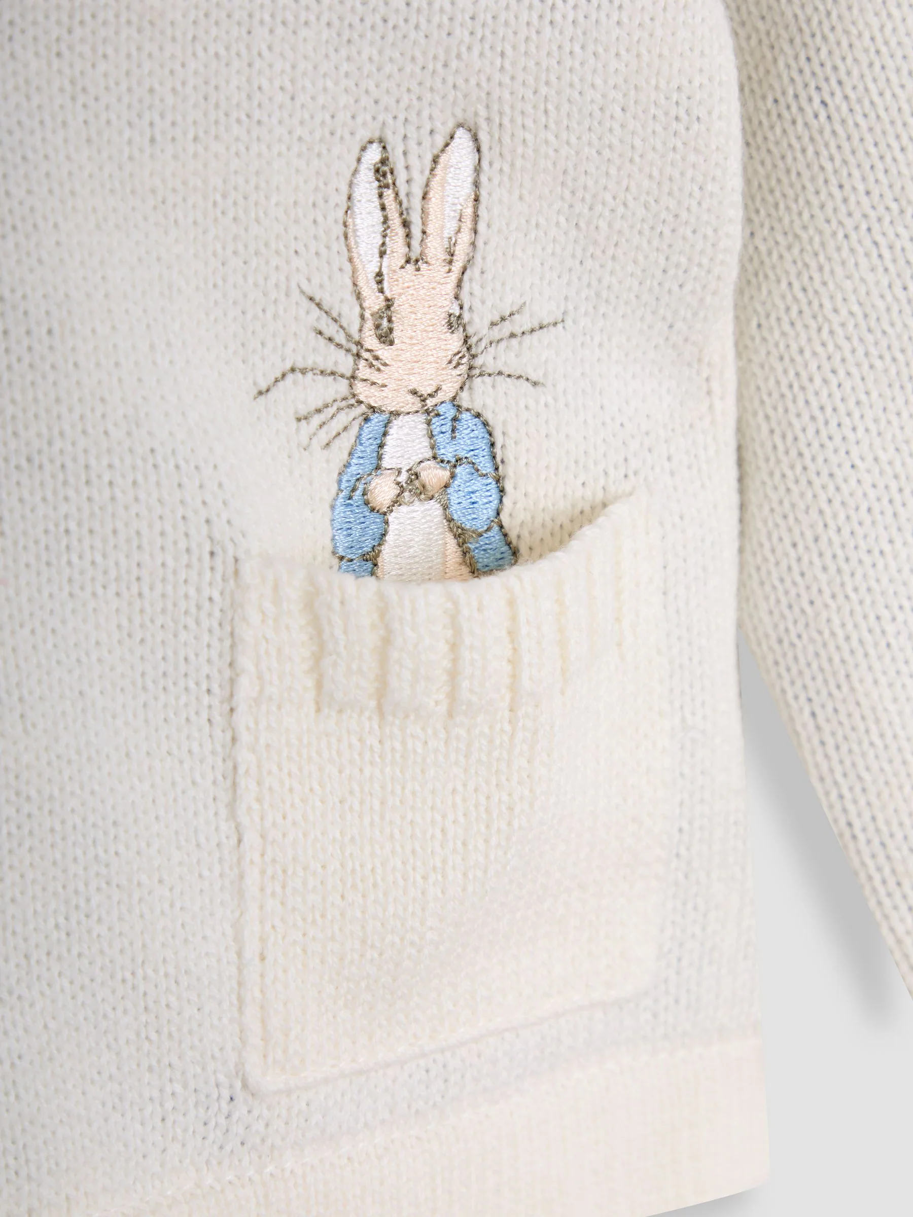 JoJo Maman Bébé Peter Rabbit™-vest met borduursel
