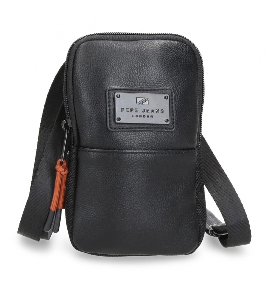 Bolsa de ombro para celular Pepe Jeans Egham preta