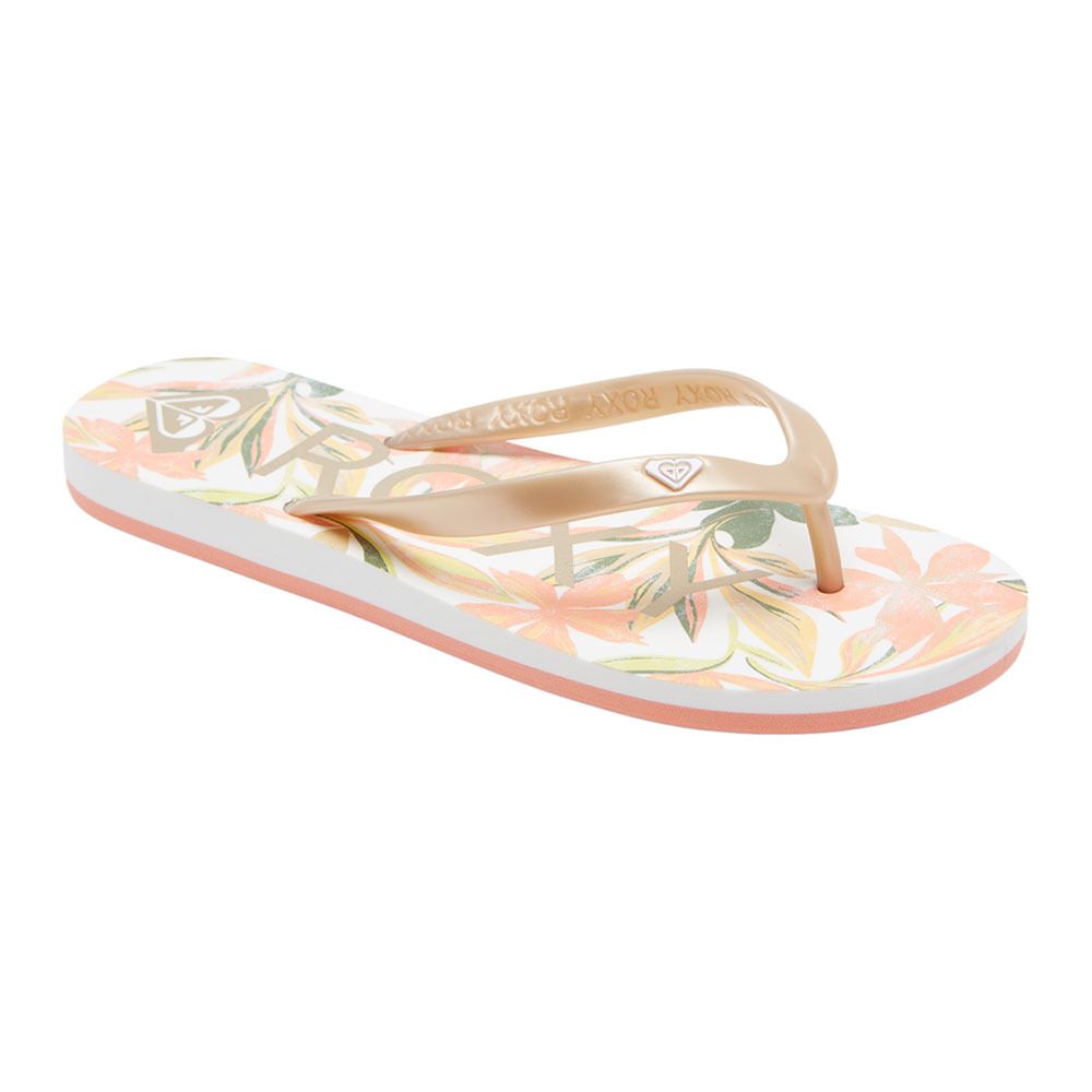 Roxy TAHITI VII - Tongs Femme white/champagne