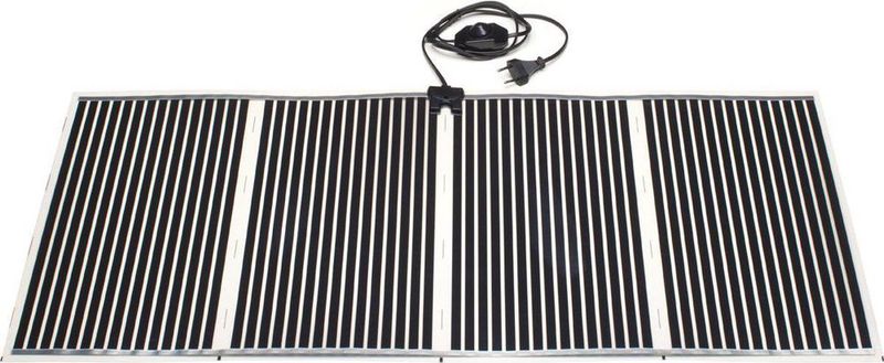 Quality Heating - Karpet Verwarming - Zwart - 32 x 92 cm - 60 Watt met Dimmer - Vermogen Instelbaar