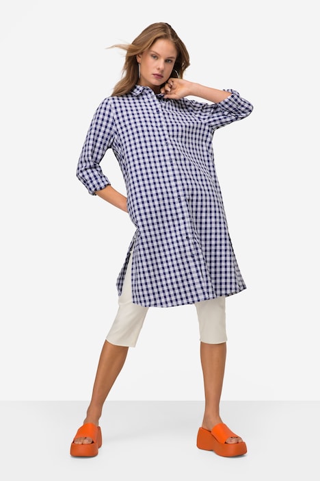 Karo Hemdblusenkleid, Oeko-Tex