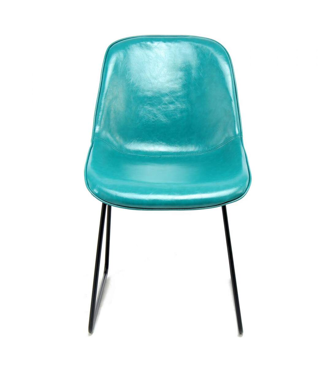 Lot de 2 chaises ATA en skaï fait main BSCI