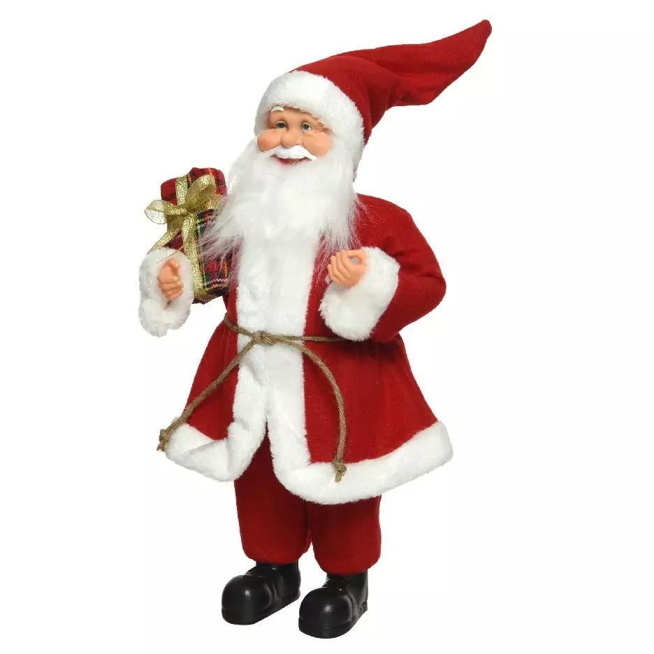 Père Noël déco Traditionnel (H20 cm) Stan