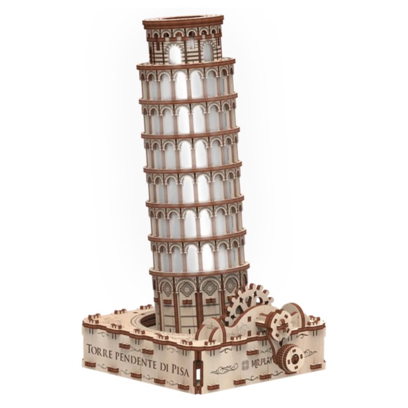 Tour de Pise - Modèle Articulé Puzzle 3D