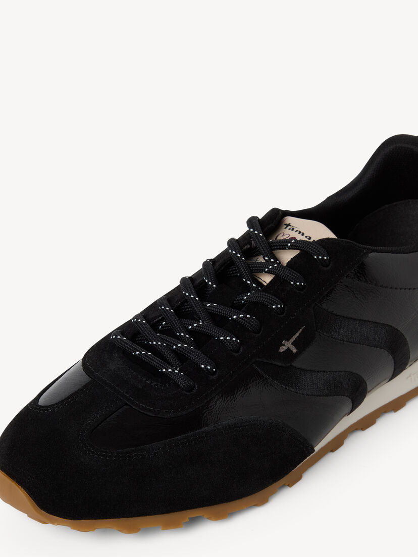 Leren Sneaker - zwart