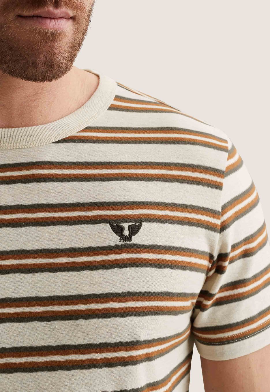 PME Legend Stripe Melange Jersey T-shirt
