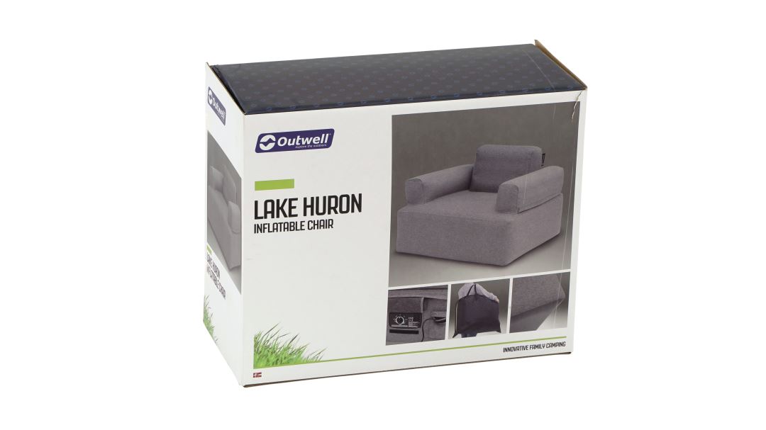 Outwell Lake Huron opblaasbare stoel - Grey