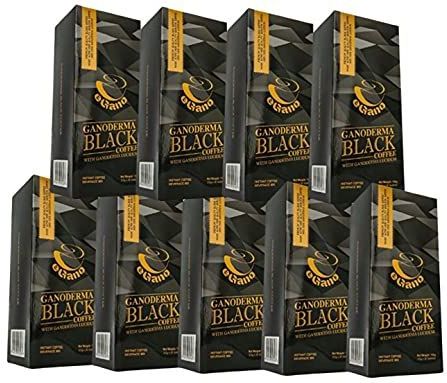 9 dozen eGano Premium Ganoderma zwarte koffie oploskoffie met Ganoderma Lucidum-extract (3,5 g x 30 zakjes/doos)