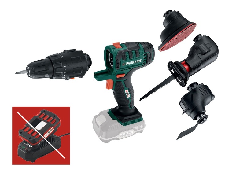4-in-1 accu-combi-apparaat 20 V zonder accu