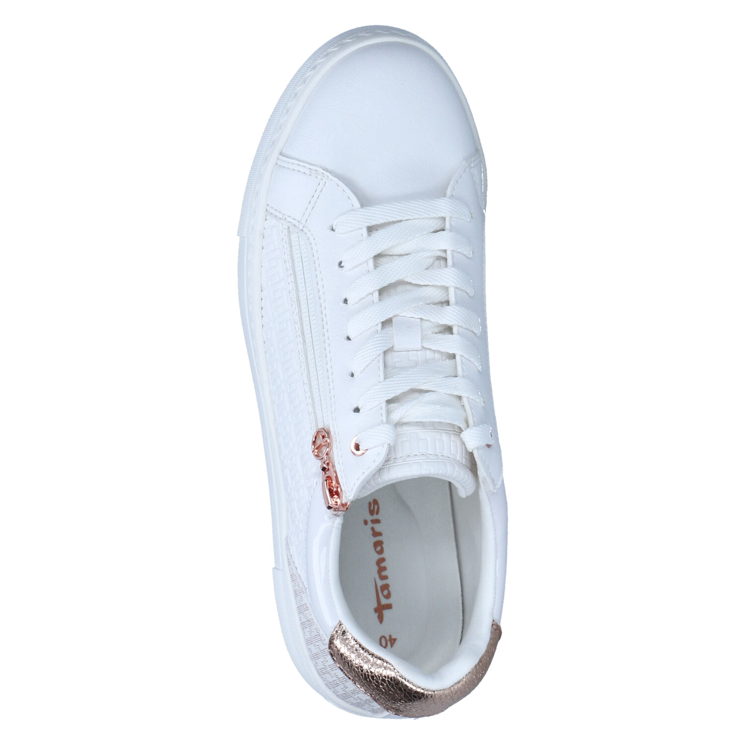 Tamaris Low Sneakerj - wht/rose gold