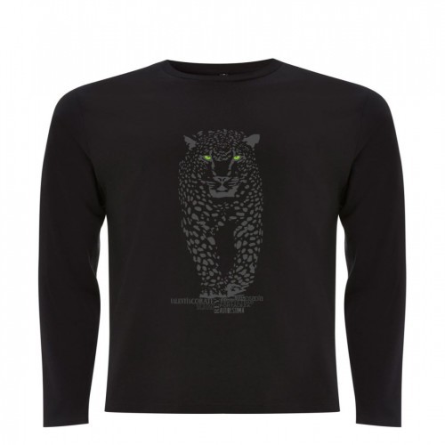Camiseta unissex Jaguar, preta