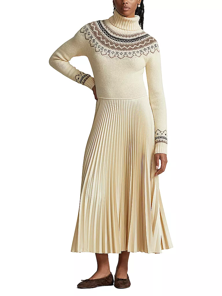 POLO RALPH LAUREN Maxikleid LA BLUEN creme