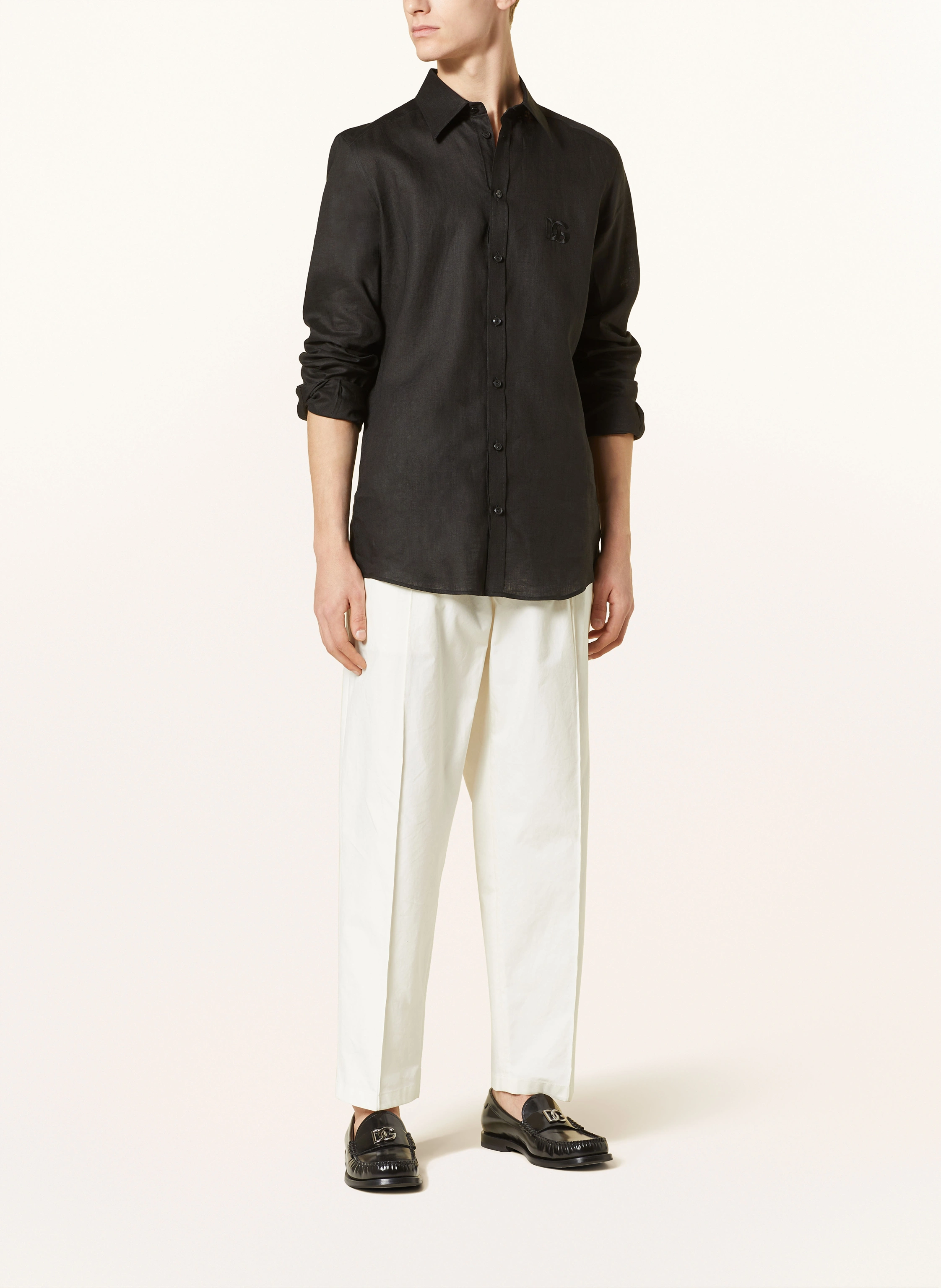 DOLCE & GABBANA Leinenhemd Regular Fit