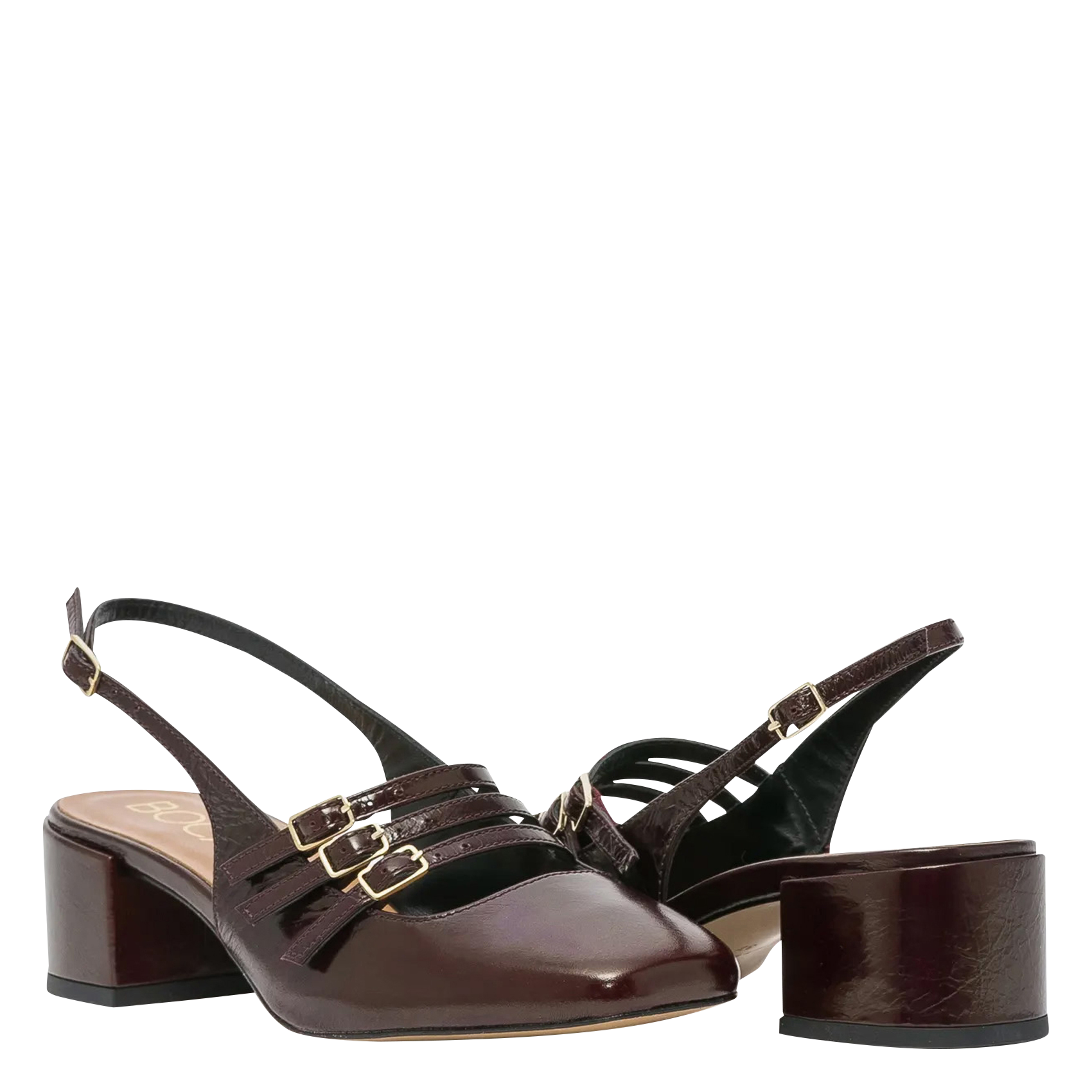 DEMI - Babies en cuir | Marron
