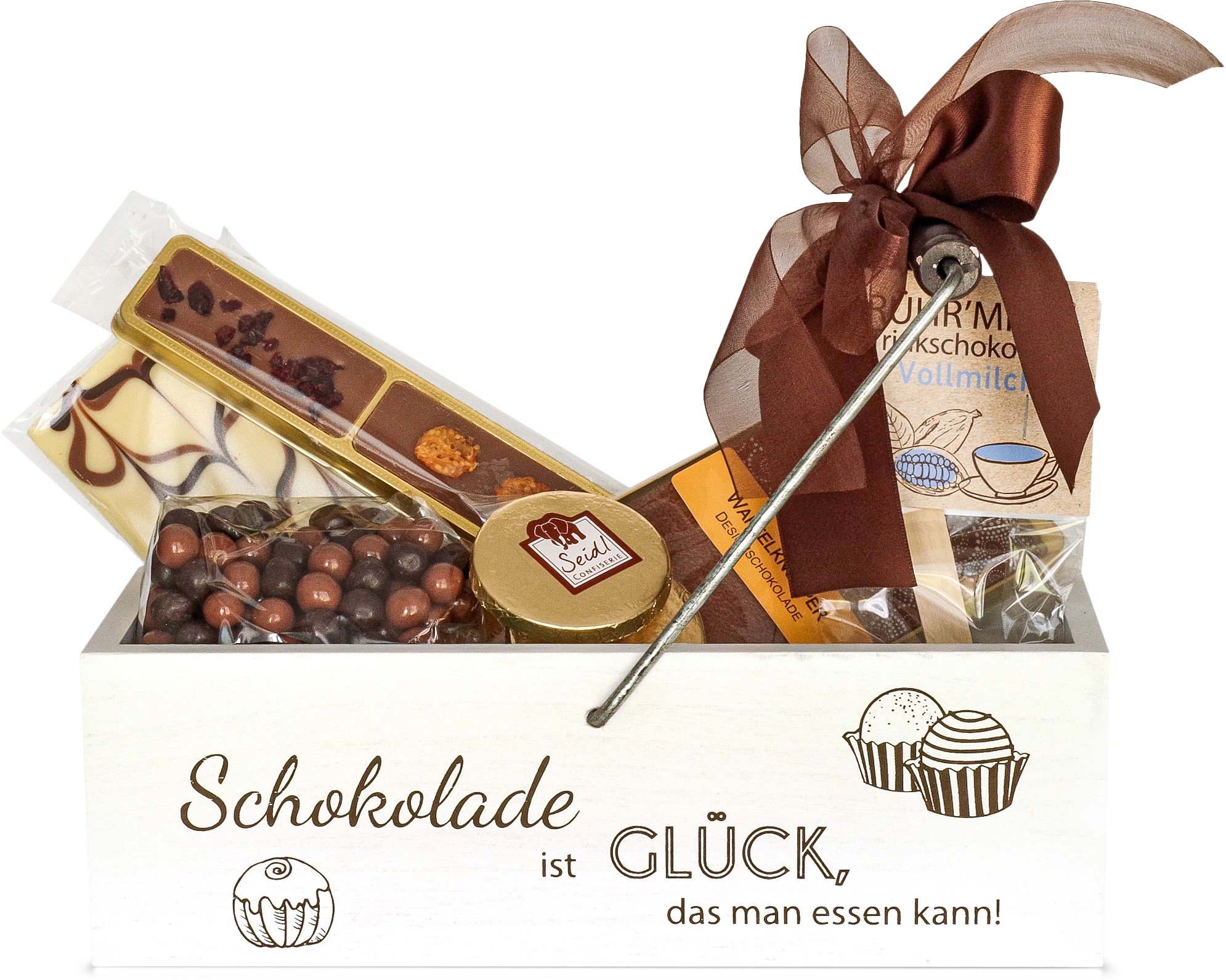Schokoladen Glückskiste ohne Alkohol (395 g)