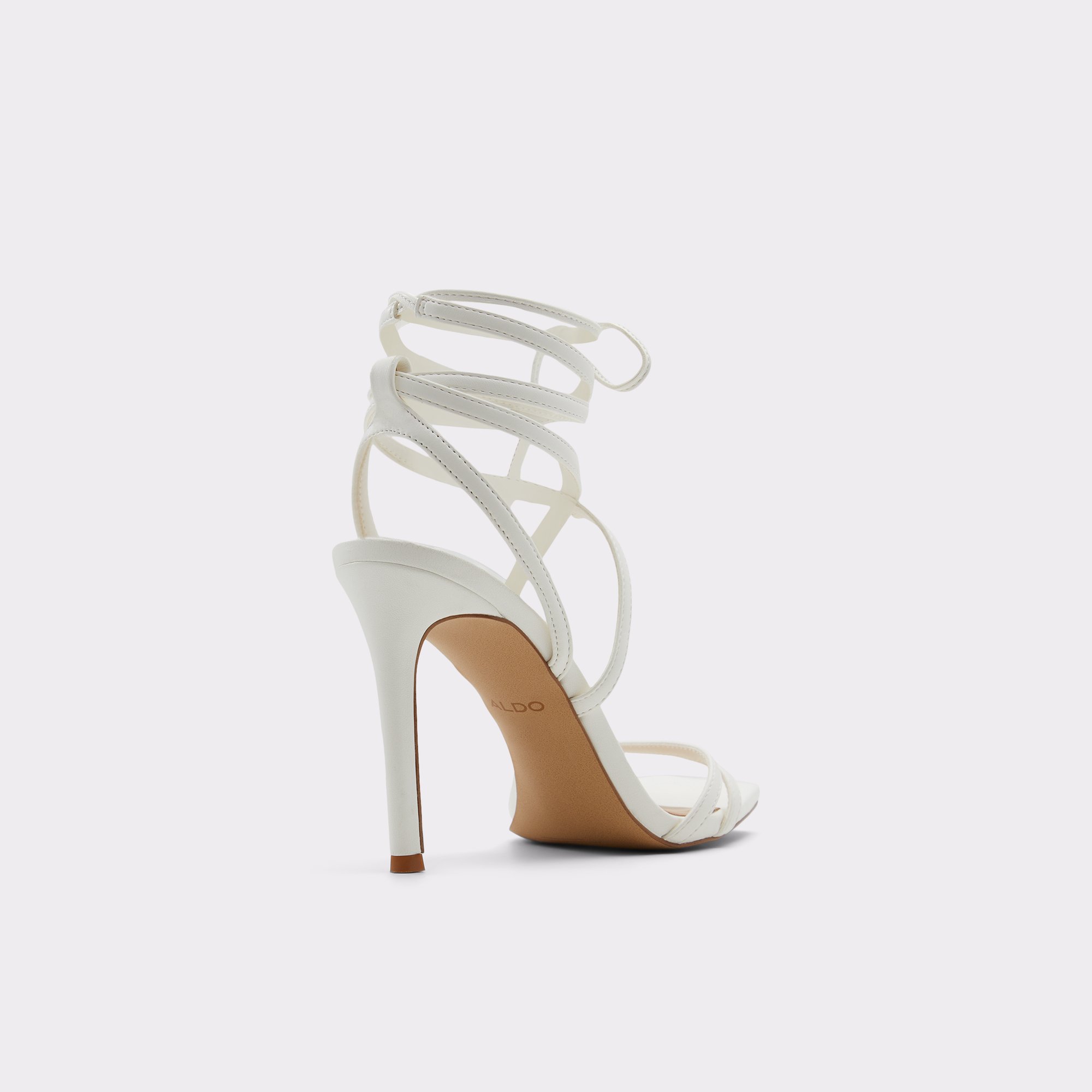 Phaedra White Women Strappy Sandals