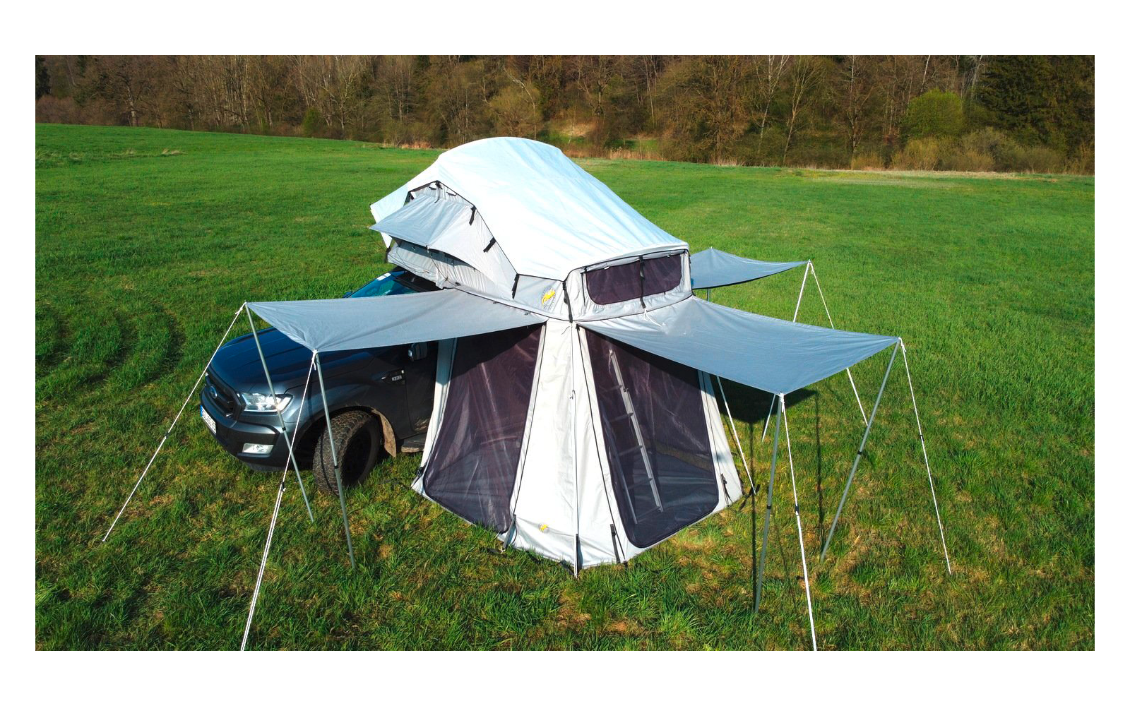 Gordigear Dachzelt Daintree 140 cm inkl. Vorzelt für 2 Personen