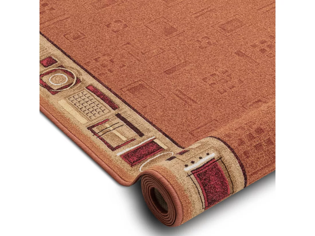 TAPIS DE COULOIR ANTIDÉRAPANT JENA roux 67x100 cm