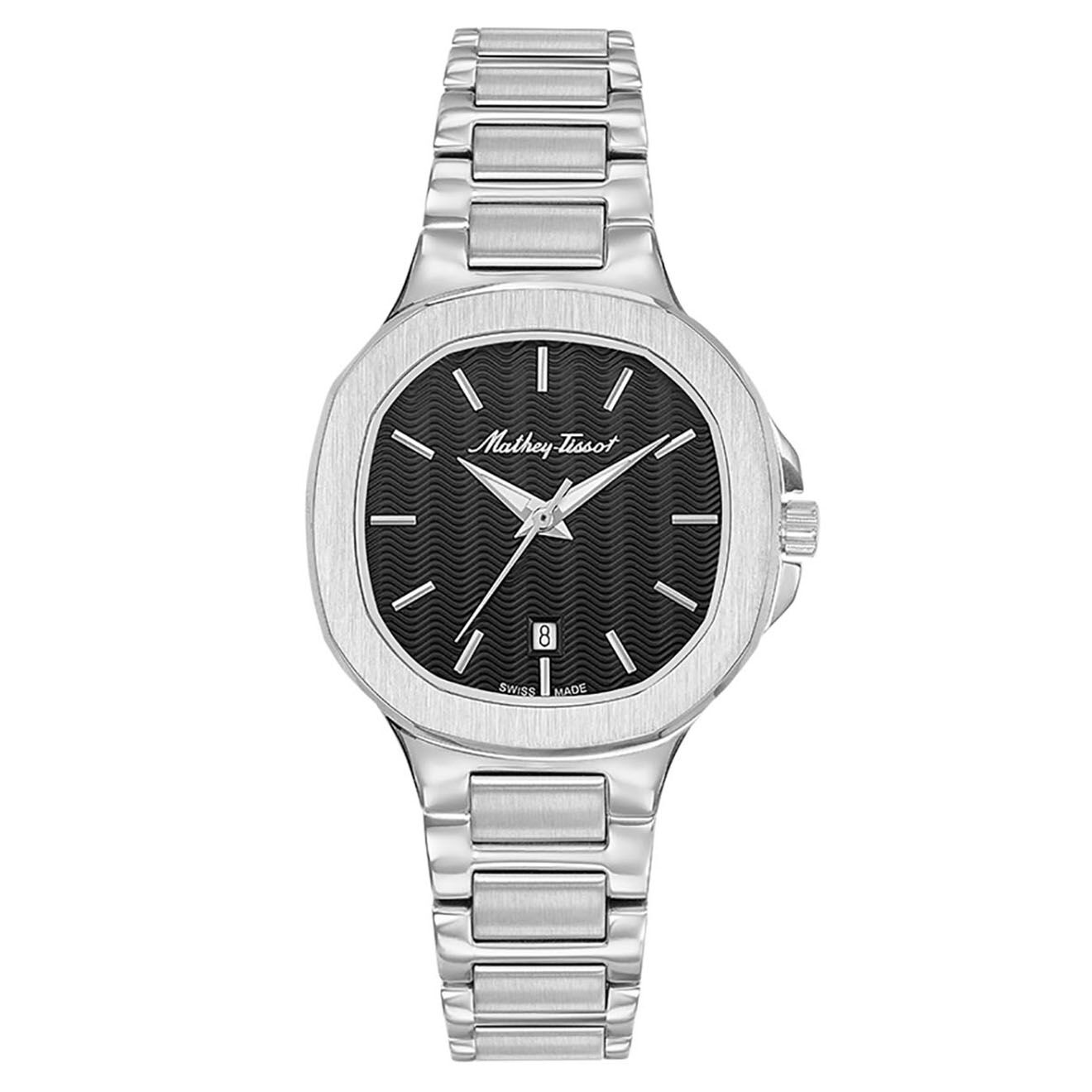 Mathey-Tissot Montre Femme Quartz en Acier Evasion argentée