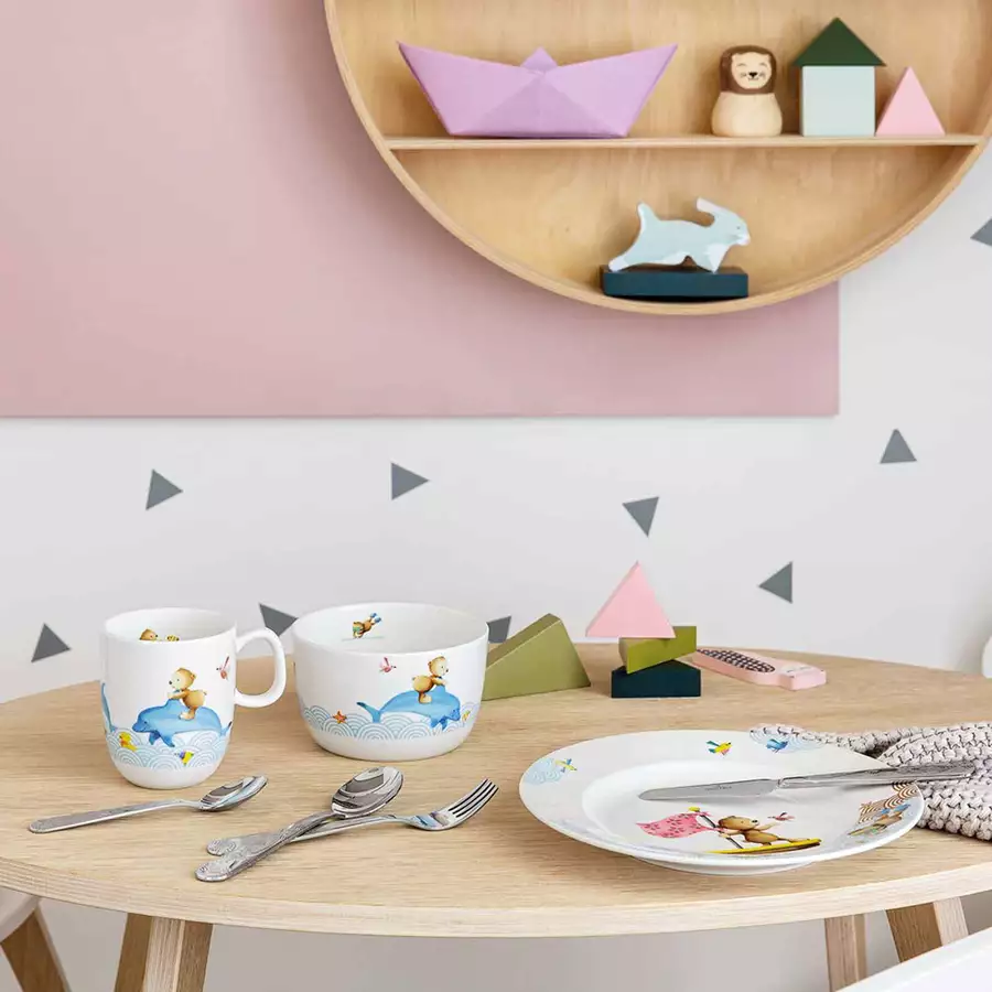 Villeroy & Boch Kinderbesteck Happy as a Bear silber