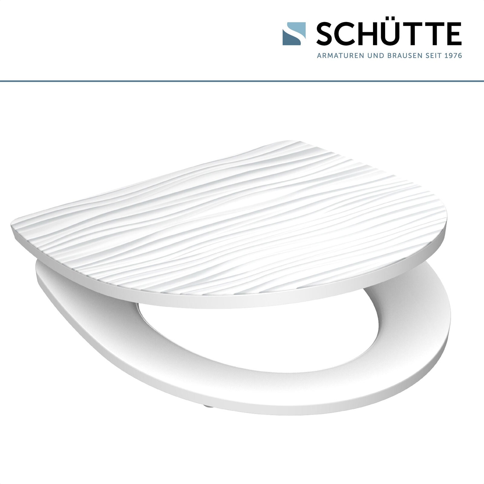SCHÜTTE WC-Sitz White Wave Duroplast High Gloss