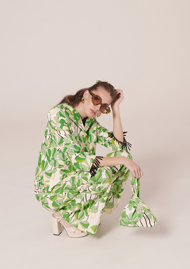 Veste Valensoleverte imprimée à fleurs