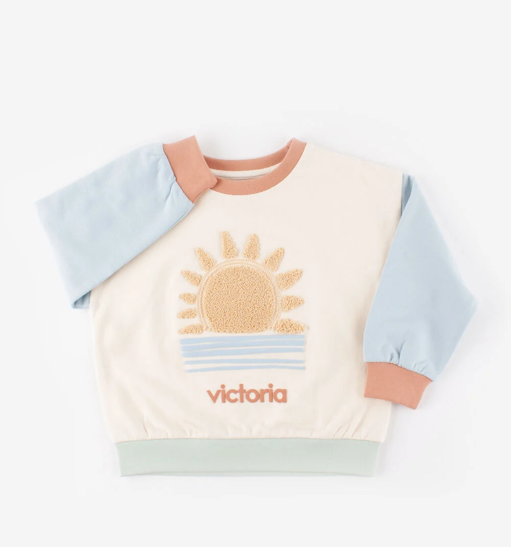 SWEAT-SHIRT COTON FANTAISIE Sweat-shirt enfant AZUL