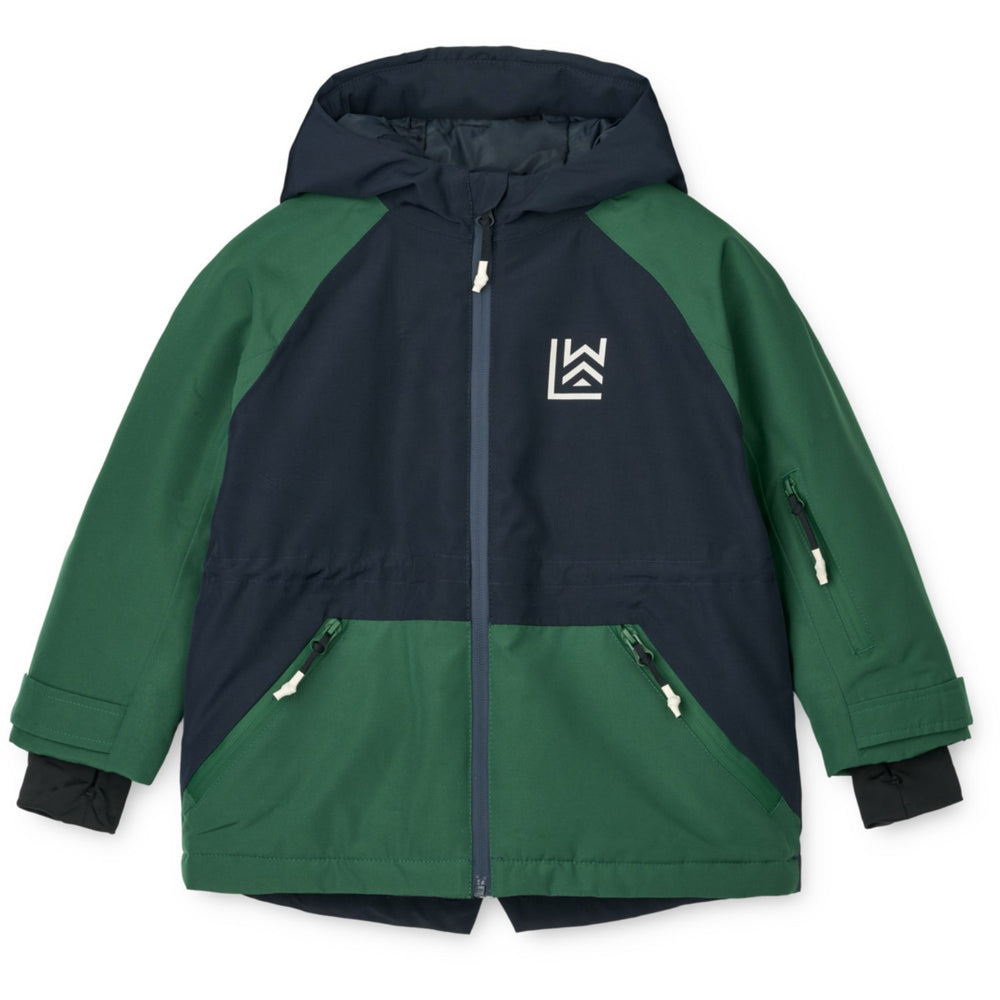 Køb LIEWOOD Classic Navy / Garden Green Kalle Jakke