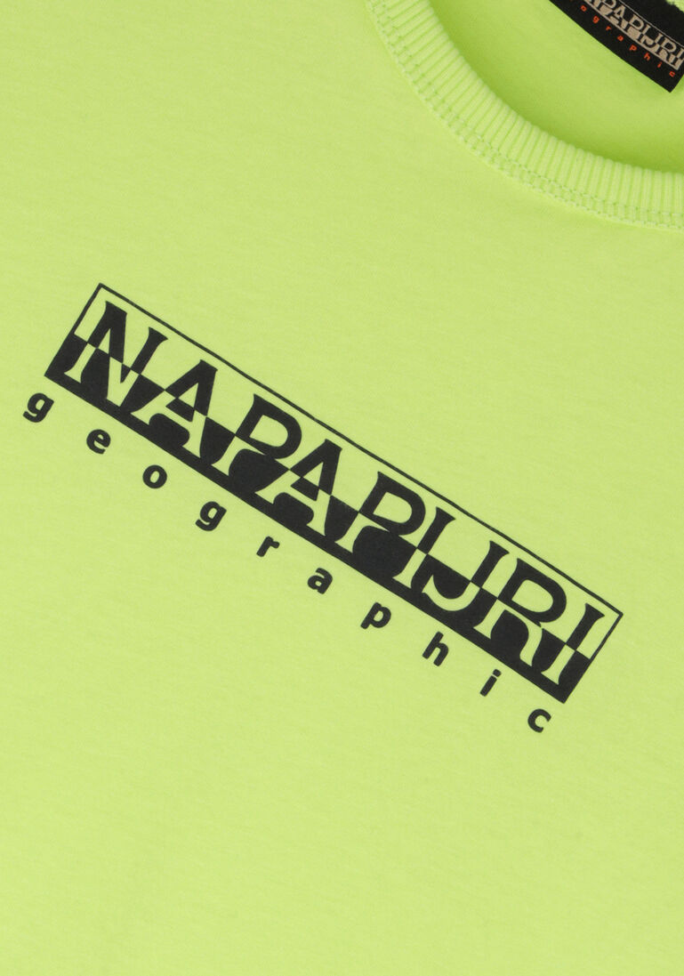 NAPAPIJRI lime napapijri t-shirt k s-box ss 1