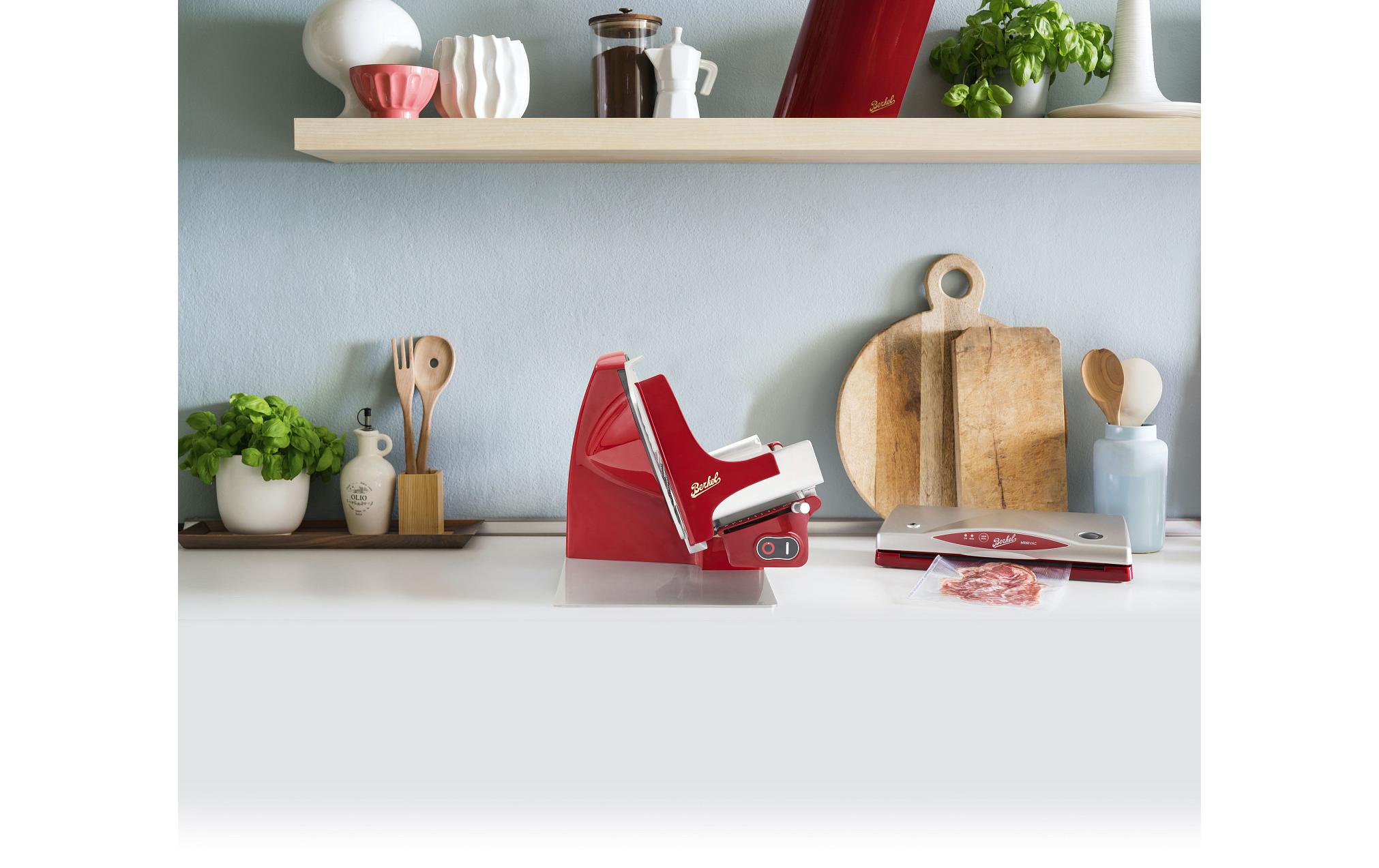 Schneidemaschine Home Line 200 Plus Red<br>Elektrische Aufschnittmaschine