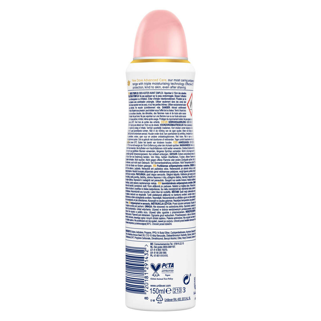 Beauty Finish anti-transpirant deodorant spray - 6 x 150 ml